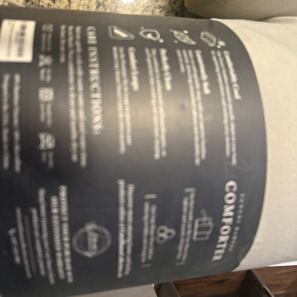 COZY HOUSE LUXURY BAMBOO COMFORTER FULL QUEEN GREY - Picture 3 of 3